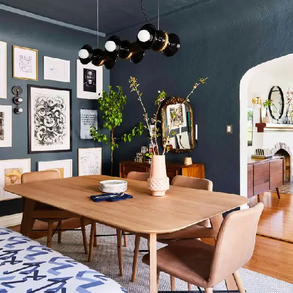 Slate Blue dining room